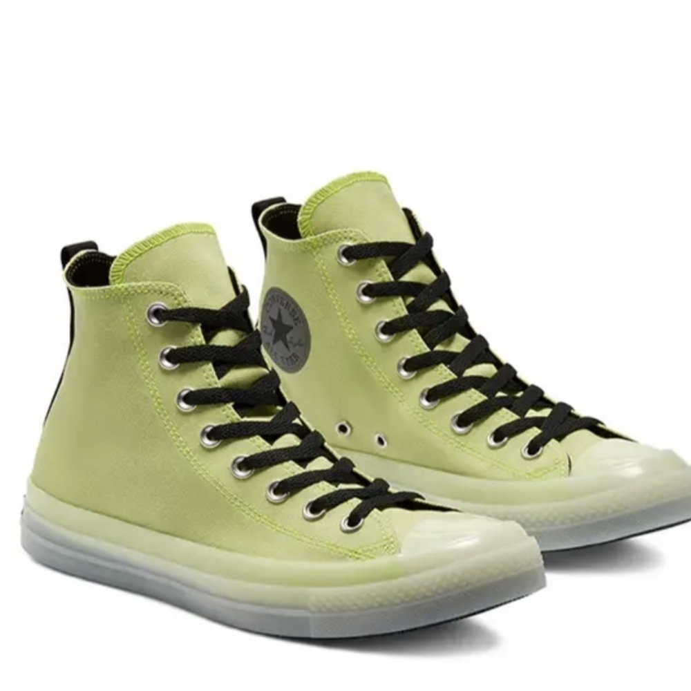 Converse Neon Yellow High-Top Sneakers